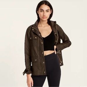 J. Crew Downtown Field Jacket in Mossy Brown